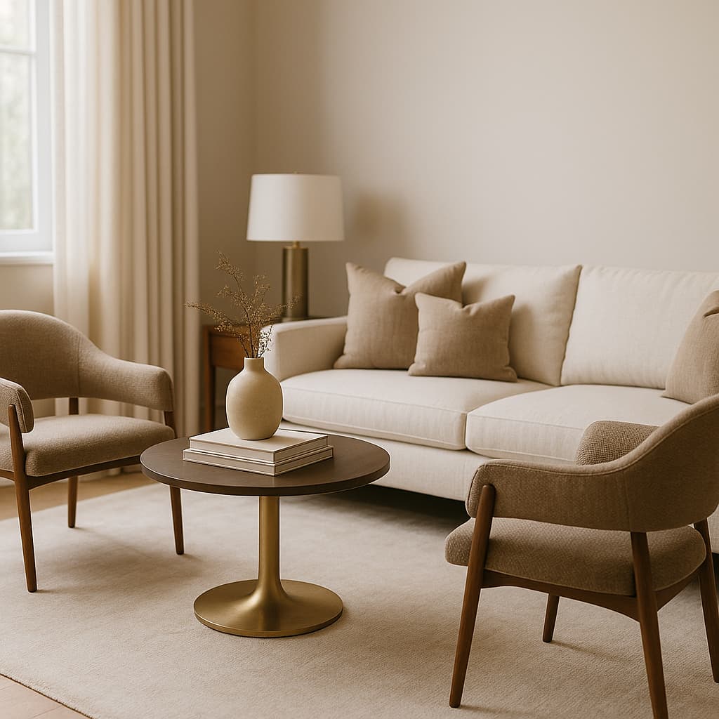 A Luxe Haus styled living room